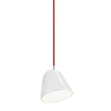 Tilt stor pendel hvid/hvid/rød - Nyta fra Lampemesteren.dk